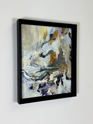 Mid Century Swedish Abstract Oil Painting