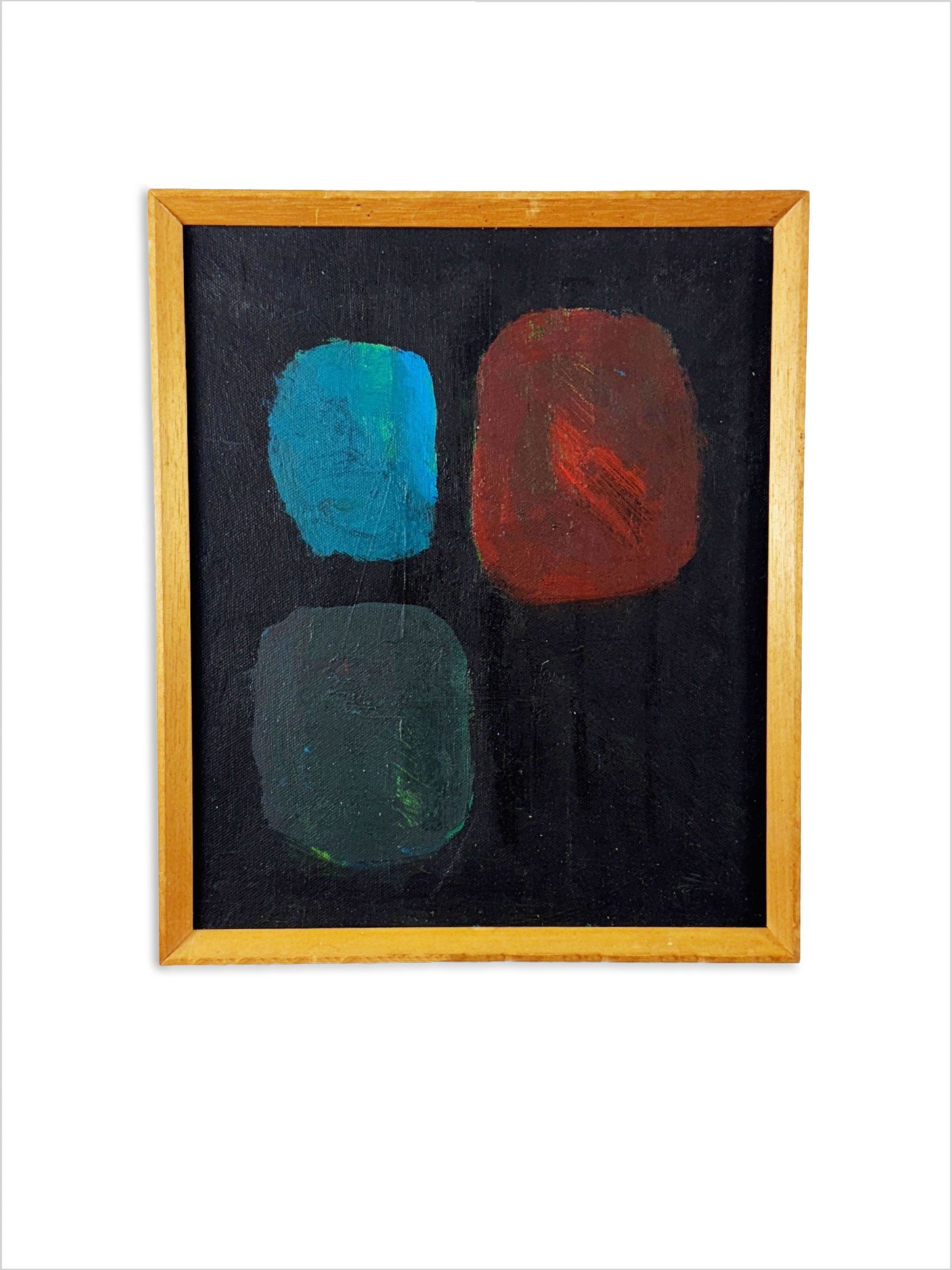 Geoffrey Bargery, Mid Century Cubist Abstract Oil Painting