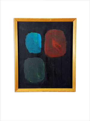 Geoffrey Bargery, Mid Century Cubist Abstract Oil Painting
