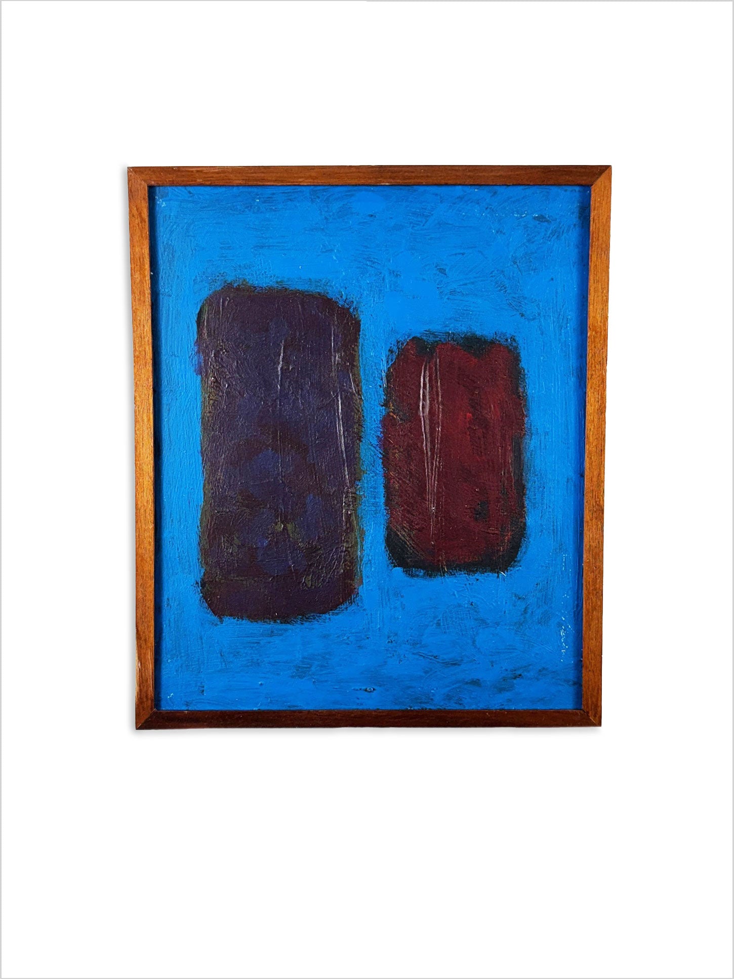 Geoffrey Bargery, Mid Century Cubist Abstract Oil Painting