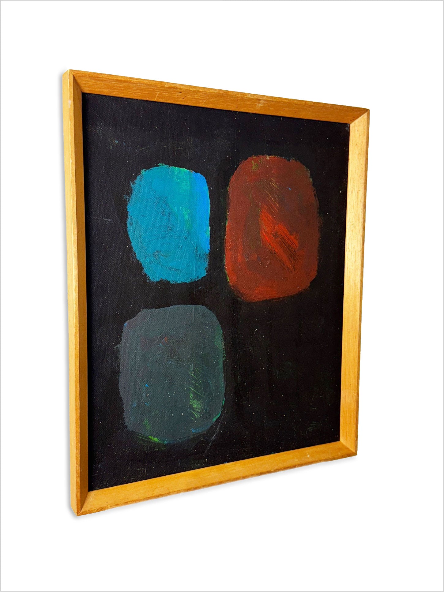 Geoffrey Bargery, Mid Century Cubist Abstract Oil Painting