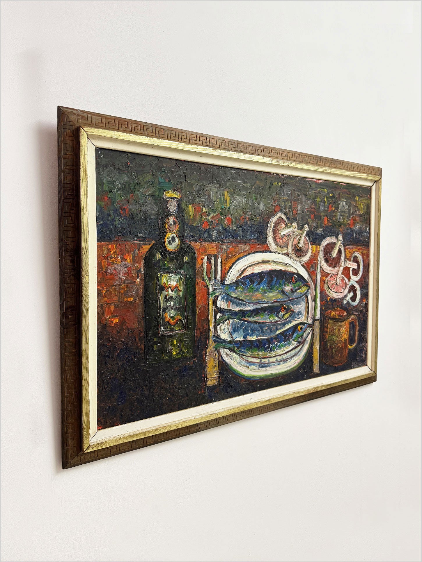 Barrington Moore TABB, Large Abstract Still Life Oil Painting