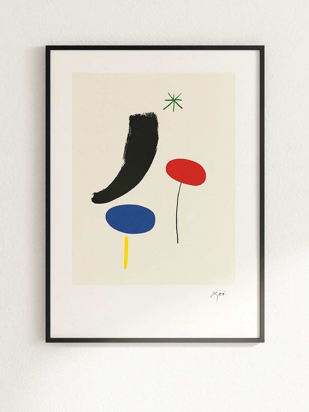 Large Vintage Joan Miró Abstract Posters - Parler Seul - Colophon Maeght Édition 1947
