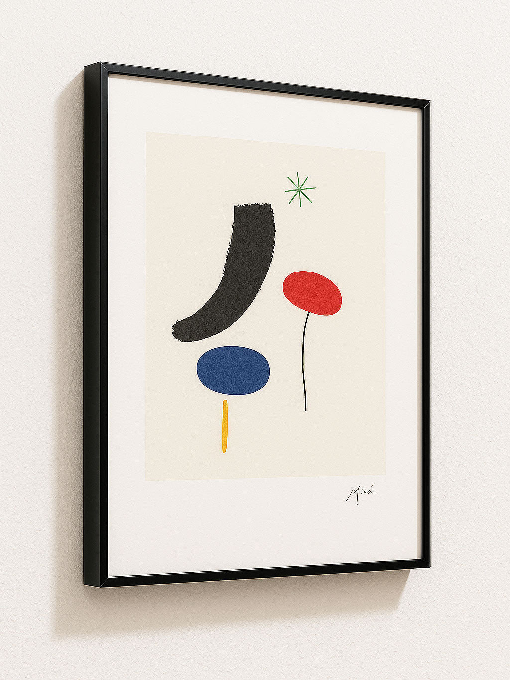 Large Vintage Joan Miró Abstract Posters - Parler Seul - Colophon Maeght Édition 1947