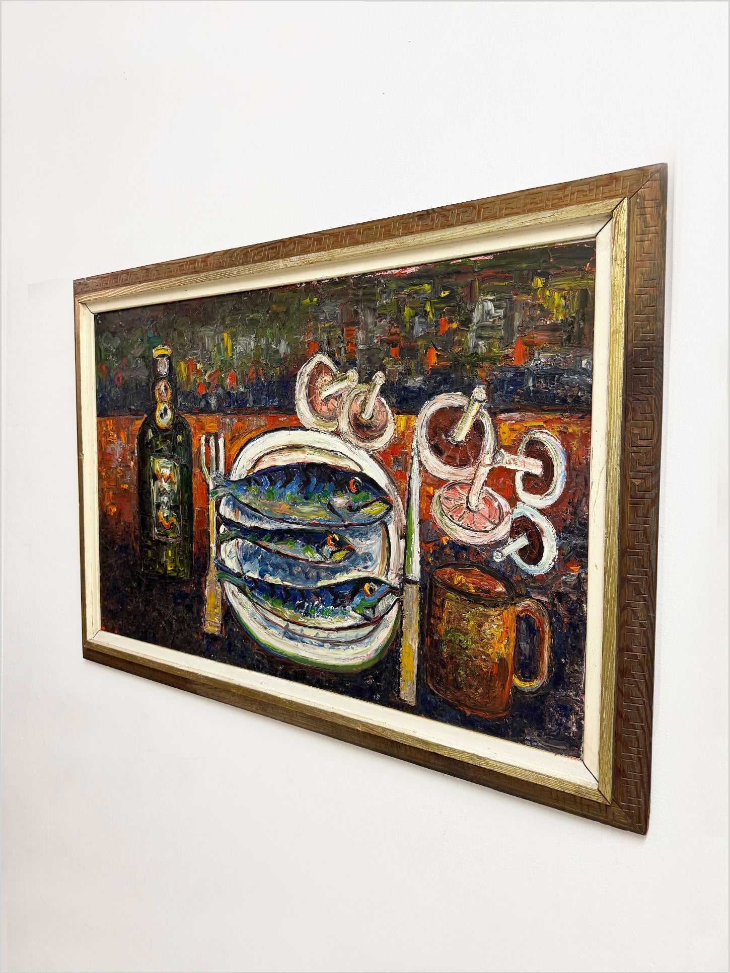 Barrington Moore TABB, Large Abstract Still Life Oil Painting