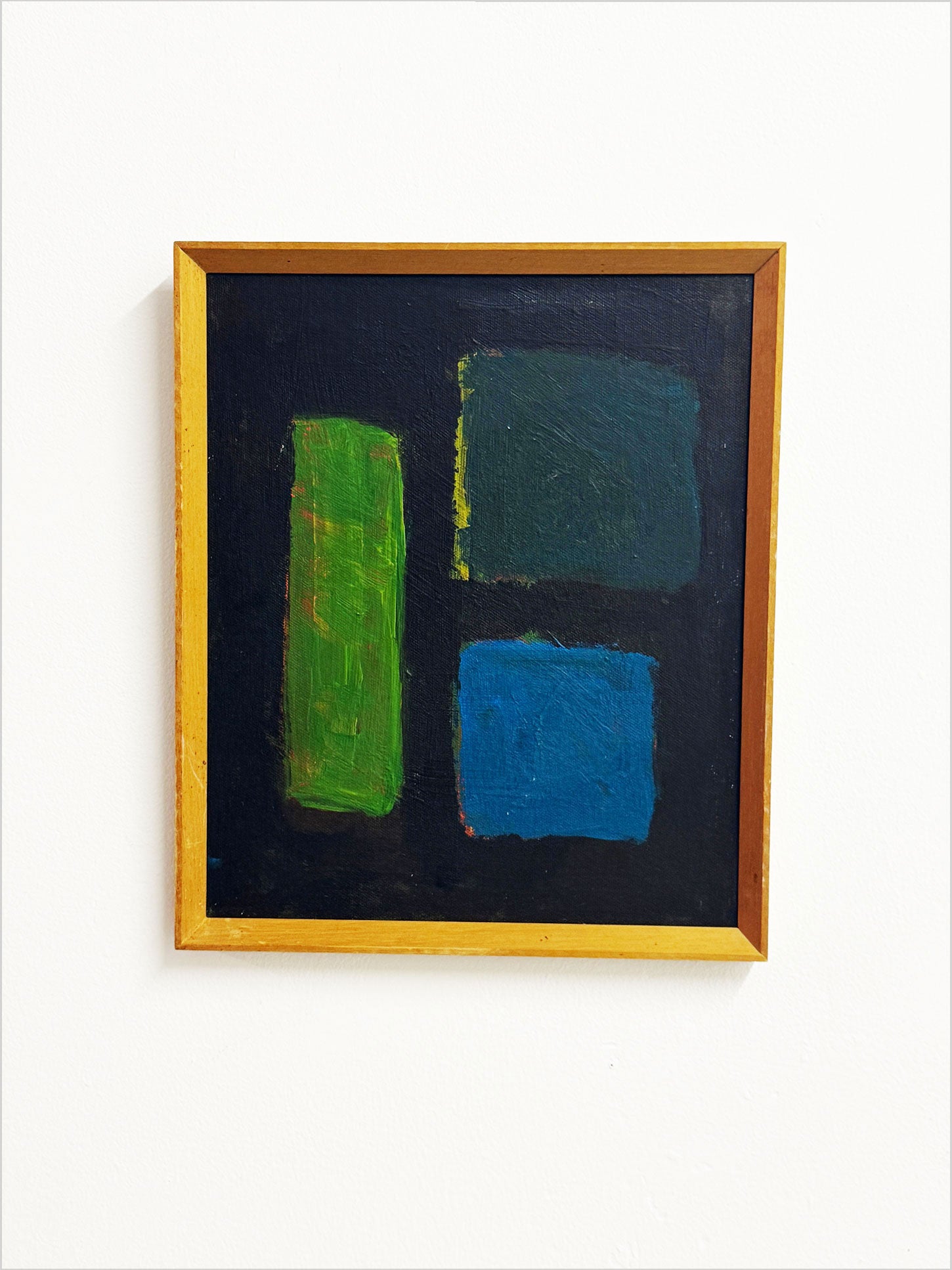 Geoffrey Bargery, Mid Century Cubist Abstract Oil Painting