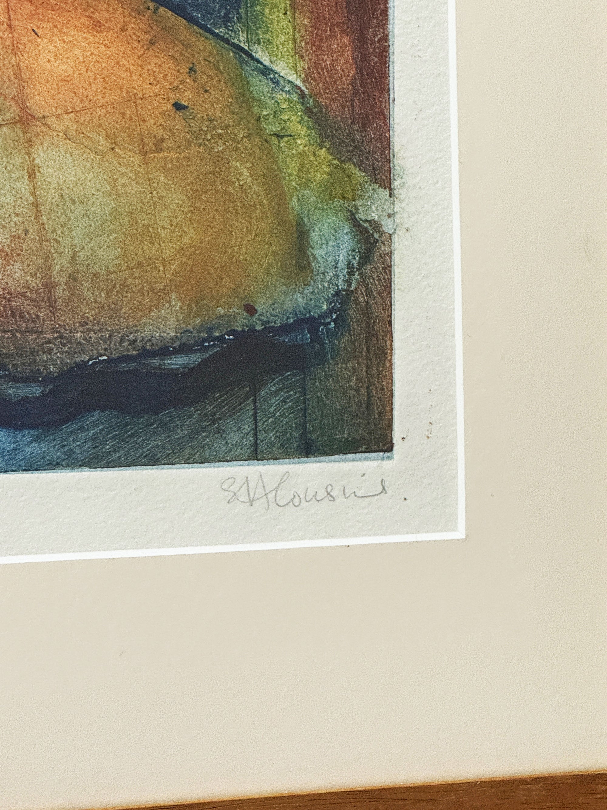 Harbour St. Ives by S. H. Cousins — Artist signature