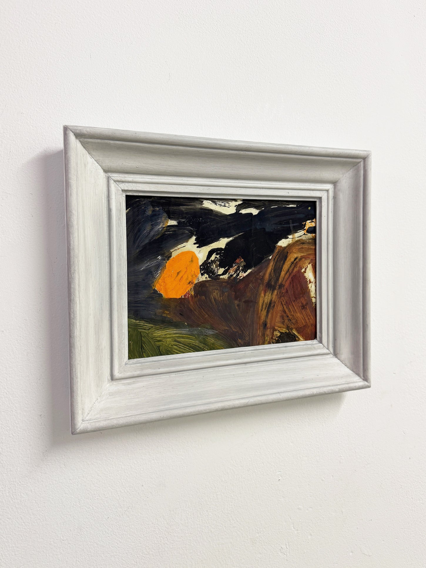 Mid Century Vintage Abstract Oil Painting by Dorothea Allen - 1970's