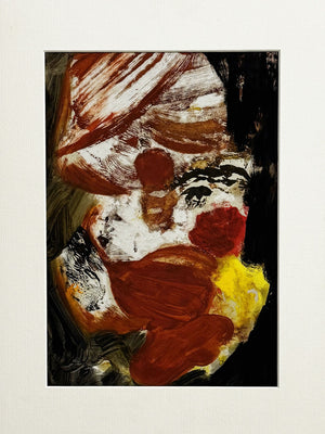 Dorothea Allen, “The Tramp” 1972 – Vintage Abstract Oil Painting