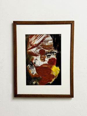 Dorothea Allen, “The Tramp” 1972 – Vintage Abstract Oil Painting