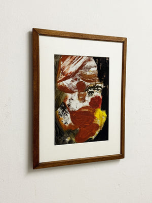 Dorothea Allen, “The Tramp” 1972 – Vintage Abstract Oil Painting