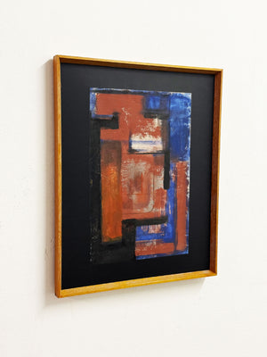 Irish Mid-Century Modernist Abstract Painting