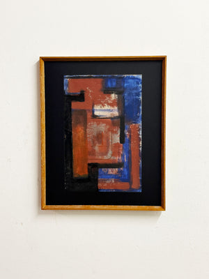 Irish Mid-Century Modernist Abstract Painting