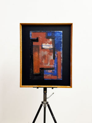 Irish Mid-Century Modernist Abstract Painting