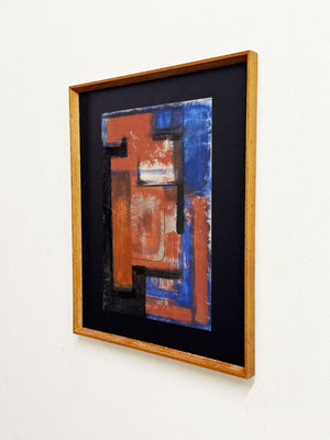 Irish Mid-Century Modernist Abstract Painting
