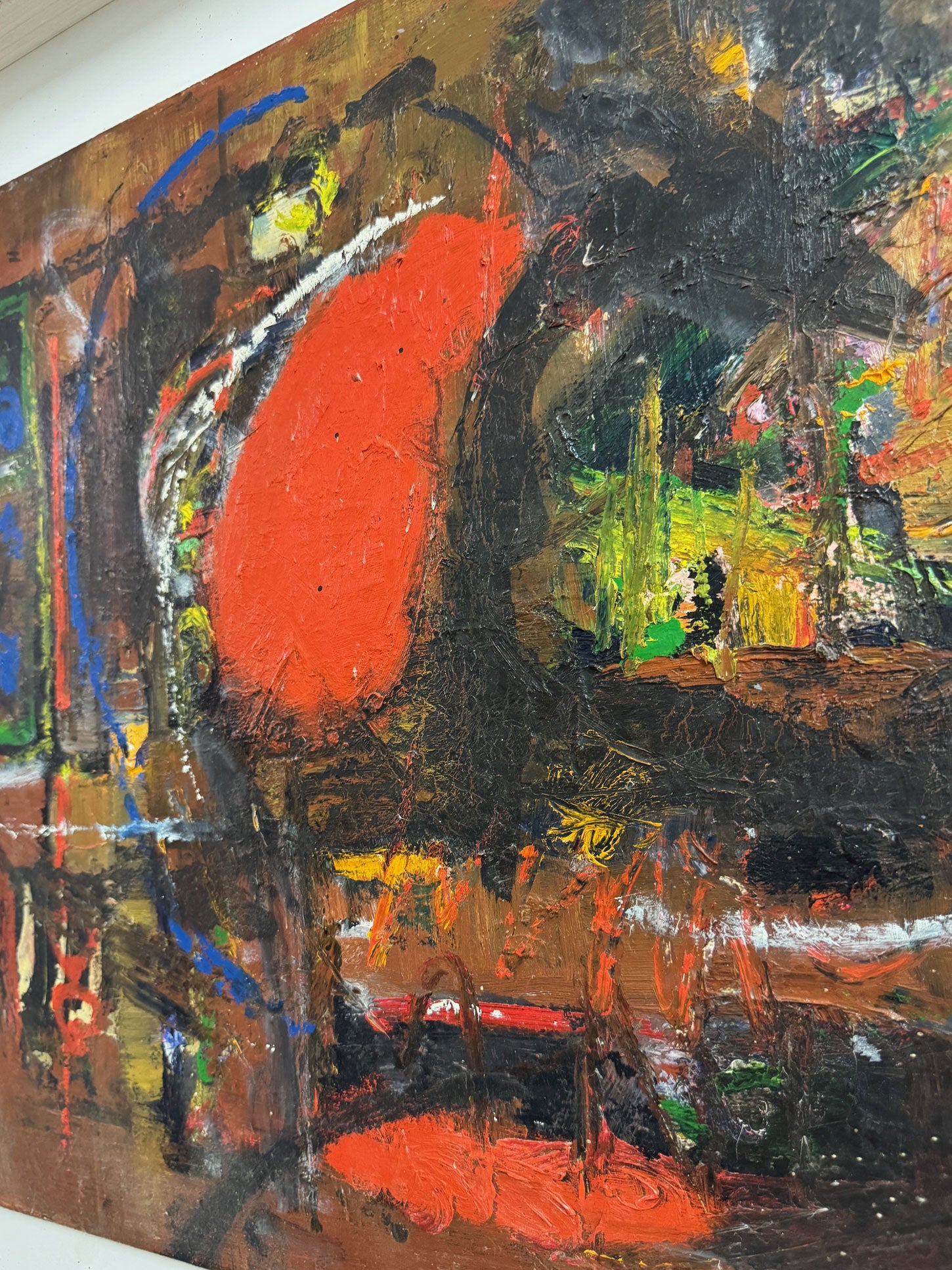 Martin Walton Modernist Abstract Oil Painting