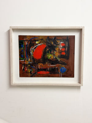 Martin Walton Modernist Abstract Oil Painting