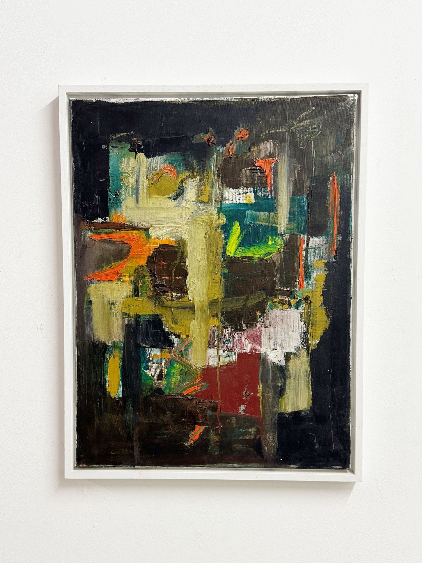Martin Walton Modernist Abstract Oil Painting on Canvas