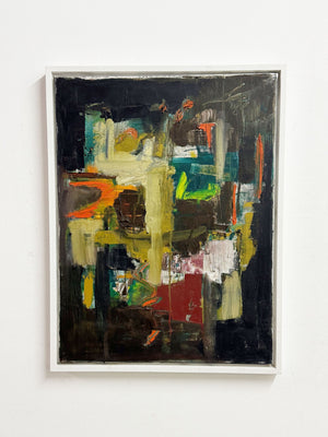 Martin Walton Modernist Abstract Oil Painting on Canvas