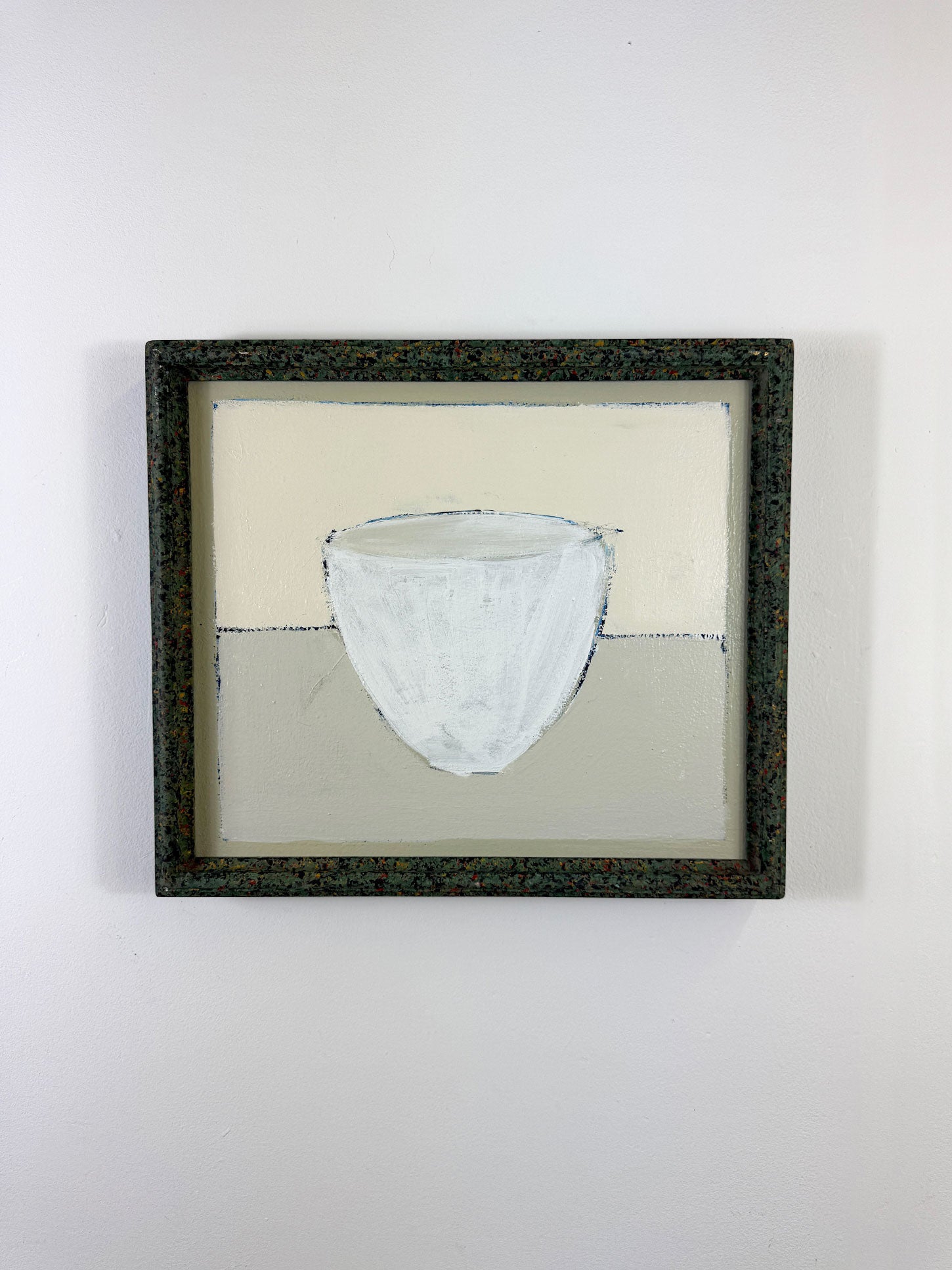 Terence R. Wood, Vintage Scandinavian Minimalist Oil Painting