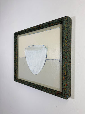 Terence R. Wood, Vintage Scandinavian Minimalist Oil Painting