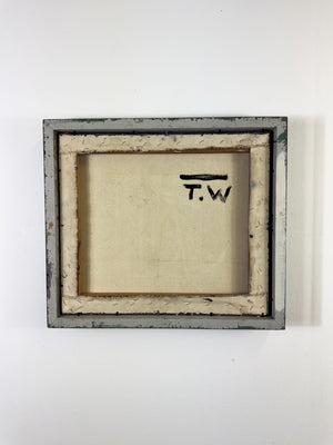 Terence R. Wood, Vintage Scandinavian Minimalist Oil Painting