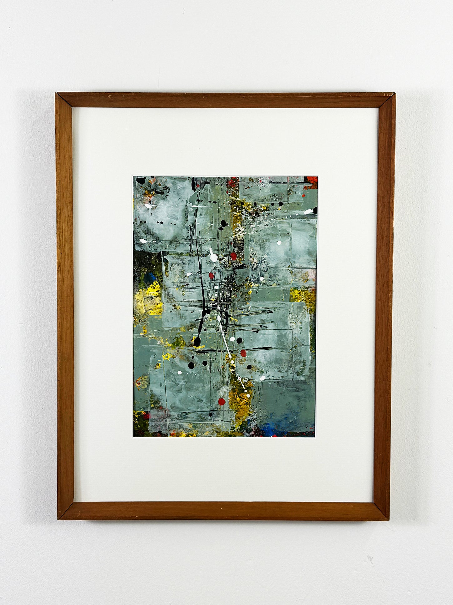 Vintage Textured Abstract Painting