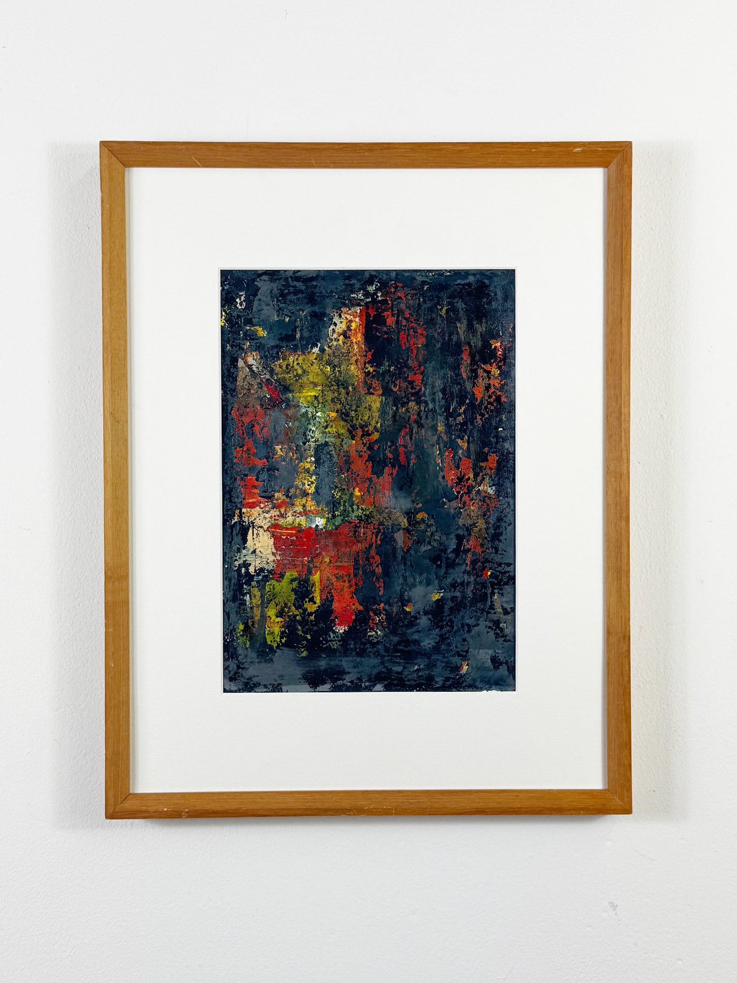 Vintage Textured Abstract Painting