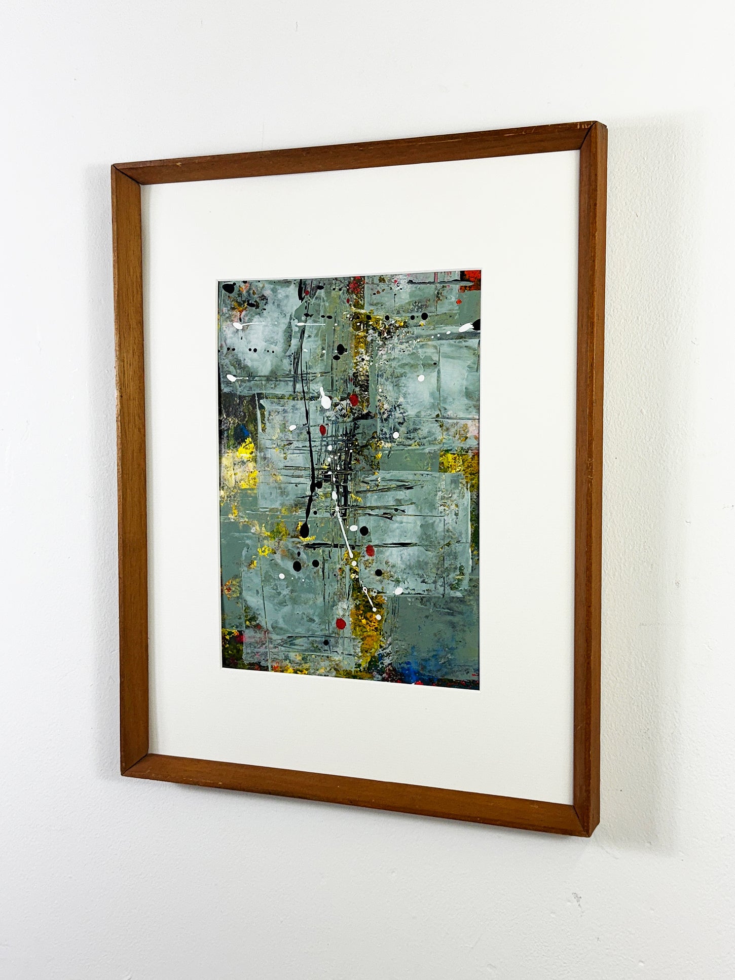 Vintage Textured Abstract Painting