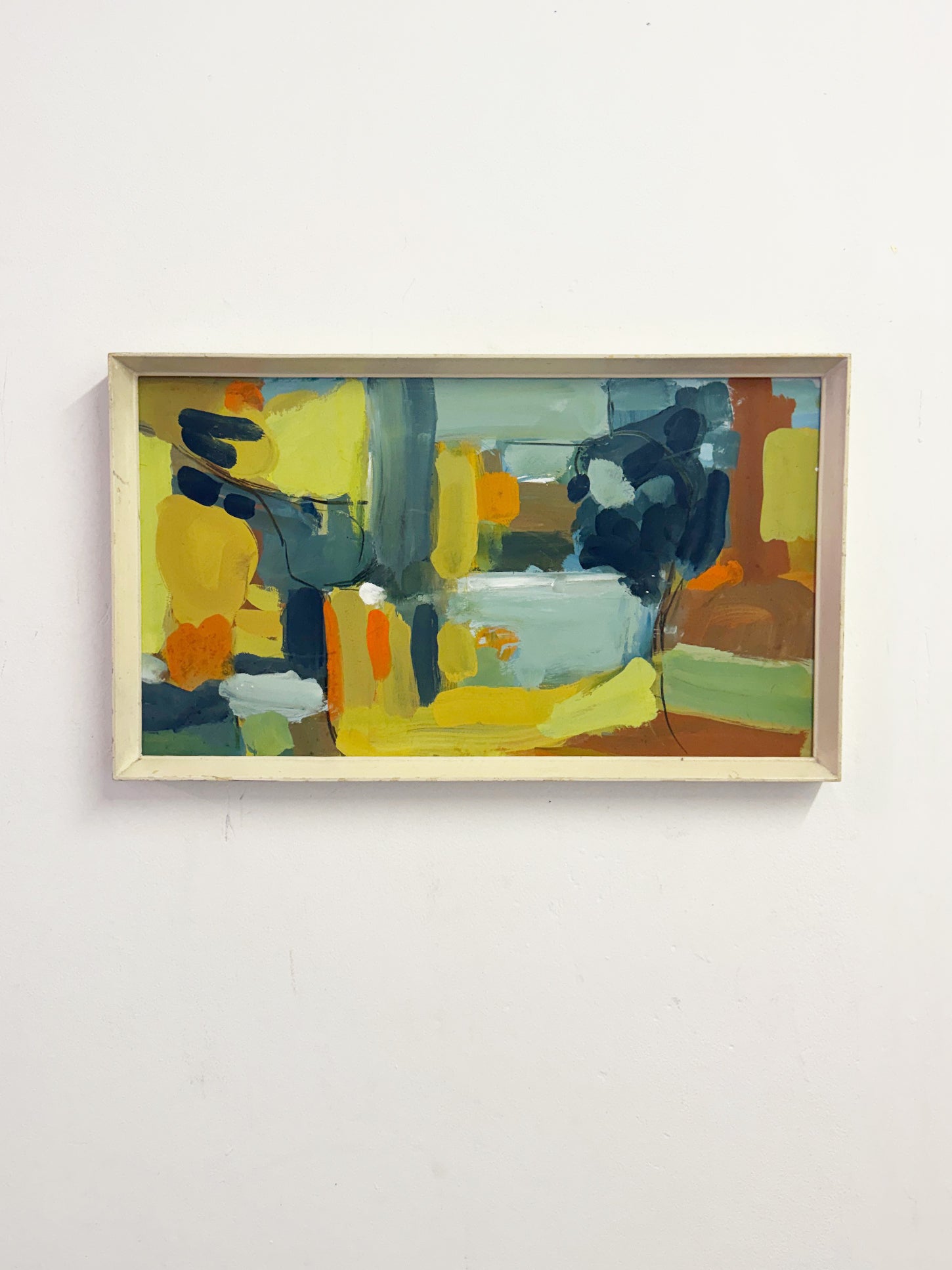 Mid-Century Modernist Abstract Painting