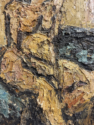Barry De More, Vintage Impasto Oil Painting - Nude