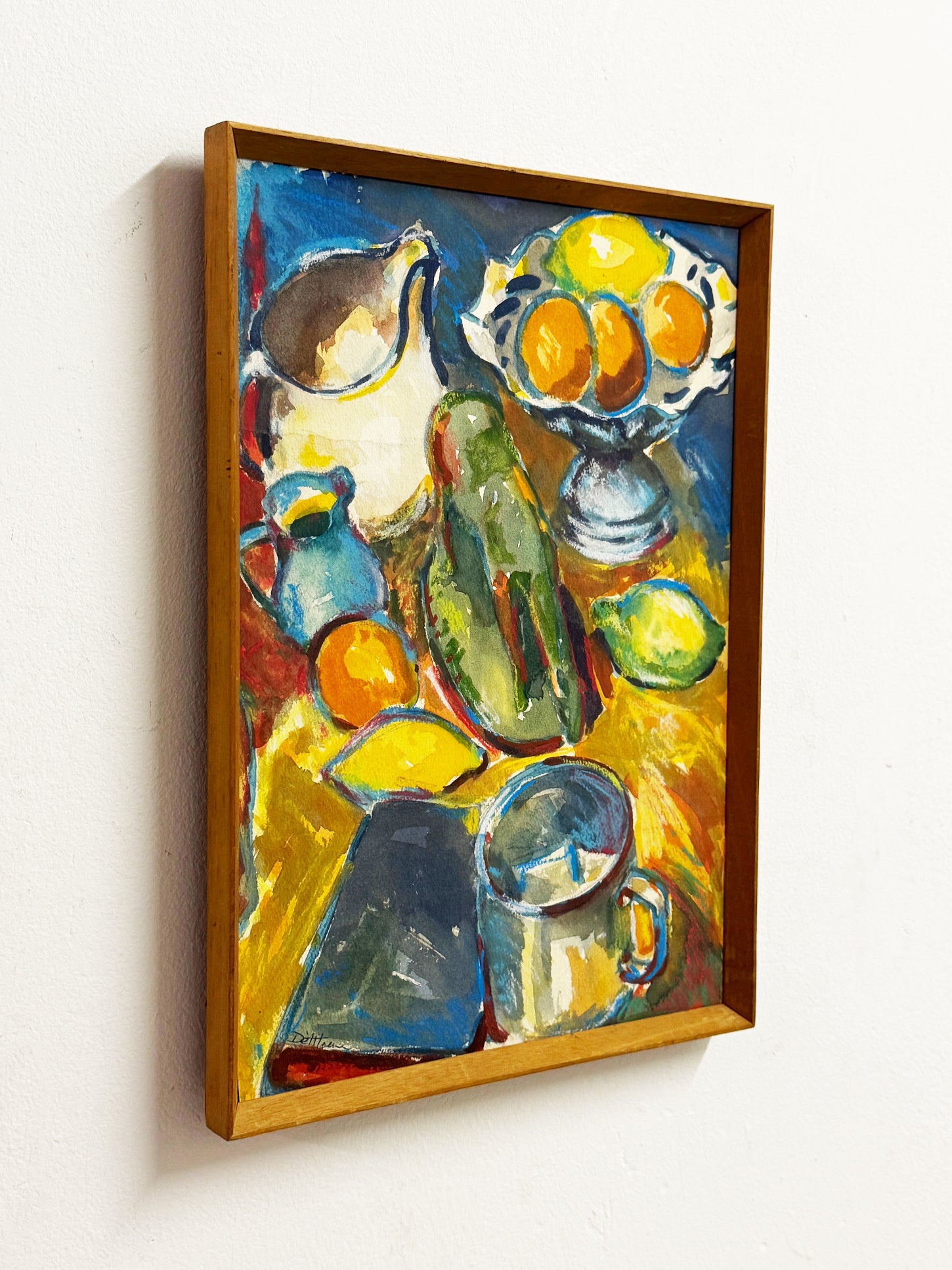 Barry De More Mid-Century Still Life Oil Painting