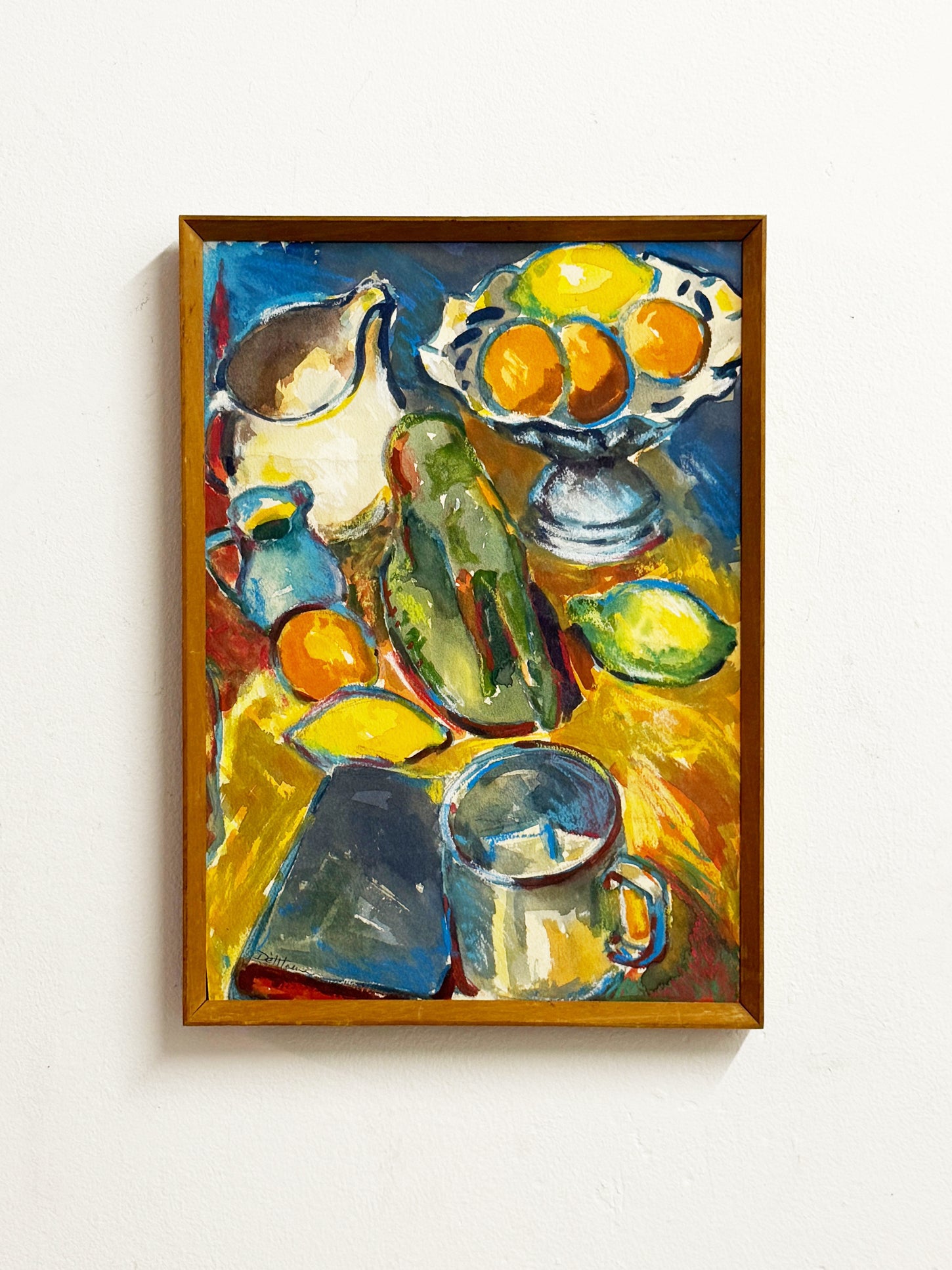 Barry De More Mid-Century Still Life Oil Painting