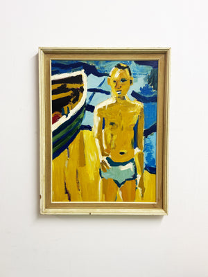 Boy with Rowboat – After David Park