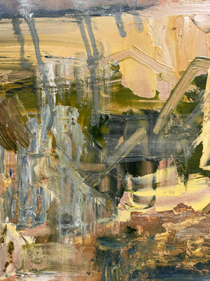 Felix Robbins – Mid-Century Abstract Oil Painting