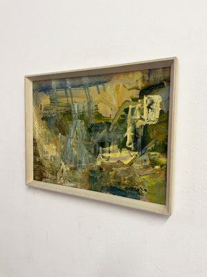 Felix Robbins – Mid-Century Abstract Oil Painting