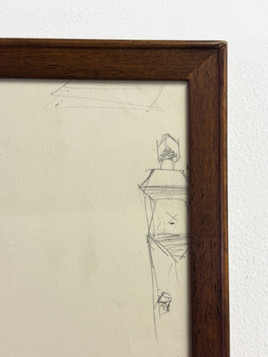 Vintage 1930's Female Nude Figure Study – Architectural Association Life Drawing 1935–36