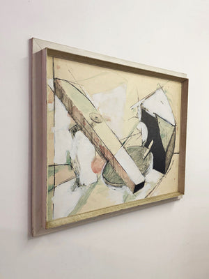 Large Mid-Century Modernist Abstract Painting c.1960s