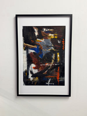 Collection of Mid-Century Modernist Abstract Oil Paintings