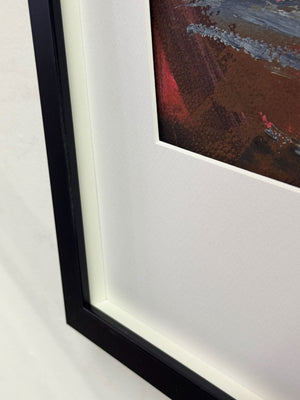 Mid-Century Modernist Abstract Oil Painting