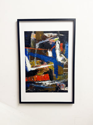 Collection of Mid-Century Modernist Abstract Oil Paintings