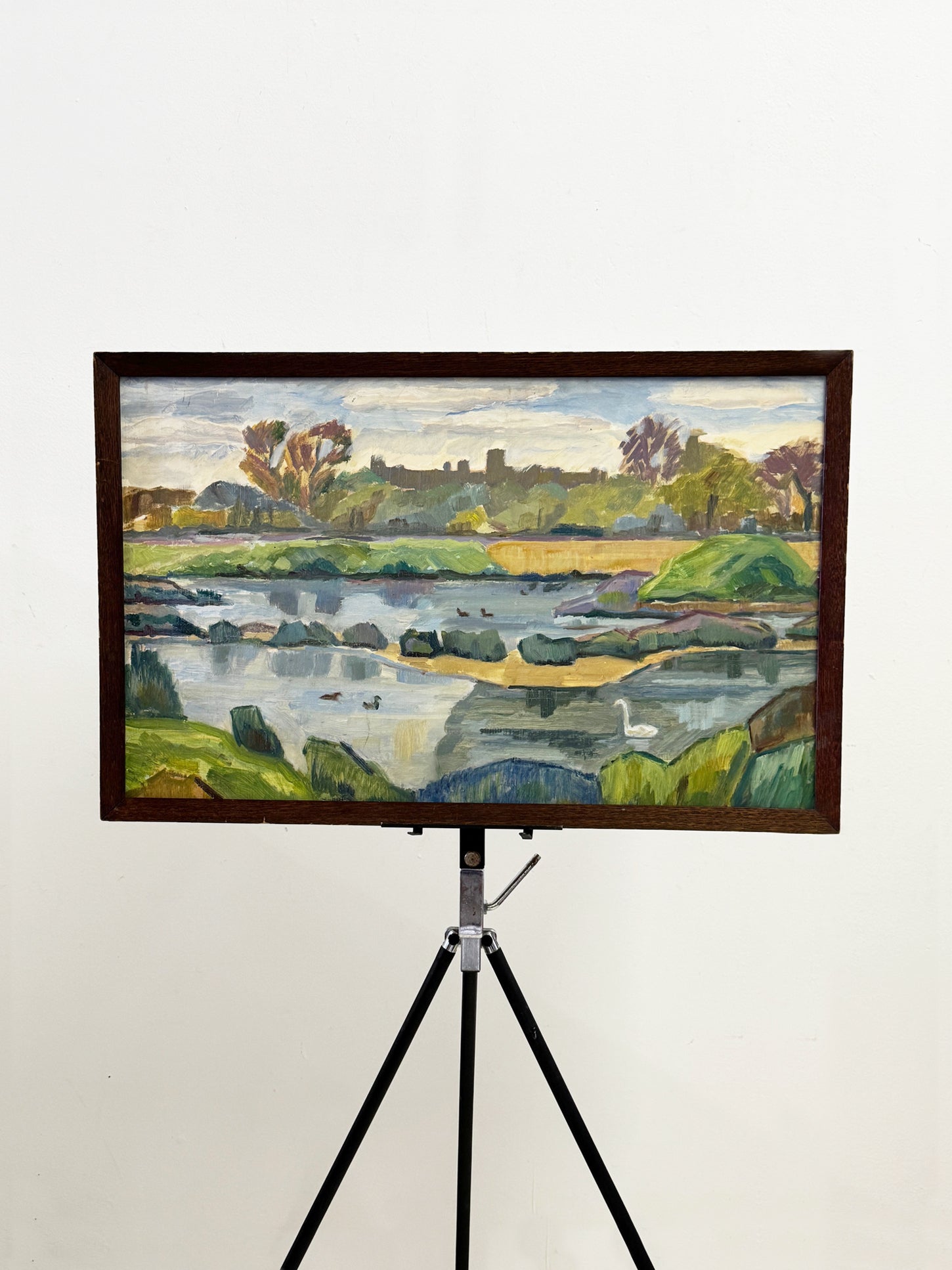 Mid-Century Landscape Oil Painting, Owen Rowley