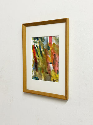 Mid-Century Abstract Watercolour Painting