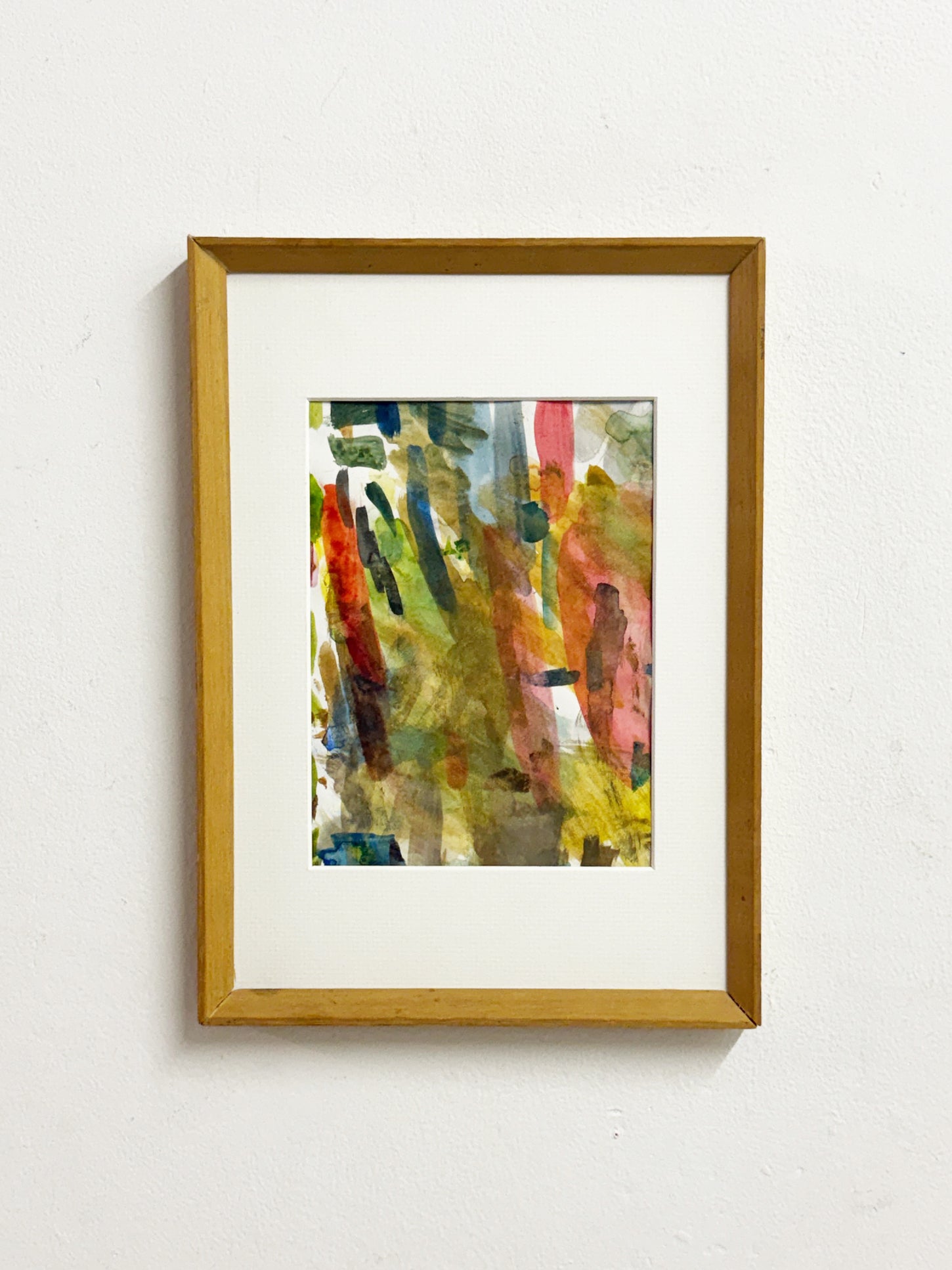 Mid-Century Abstract Watercolour Painting