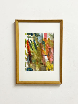 Mid-Century Abstract Watercolour Painting