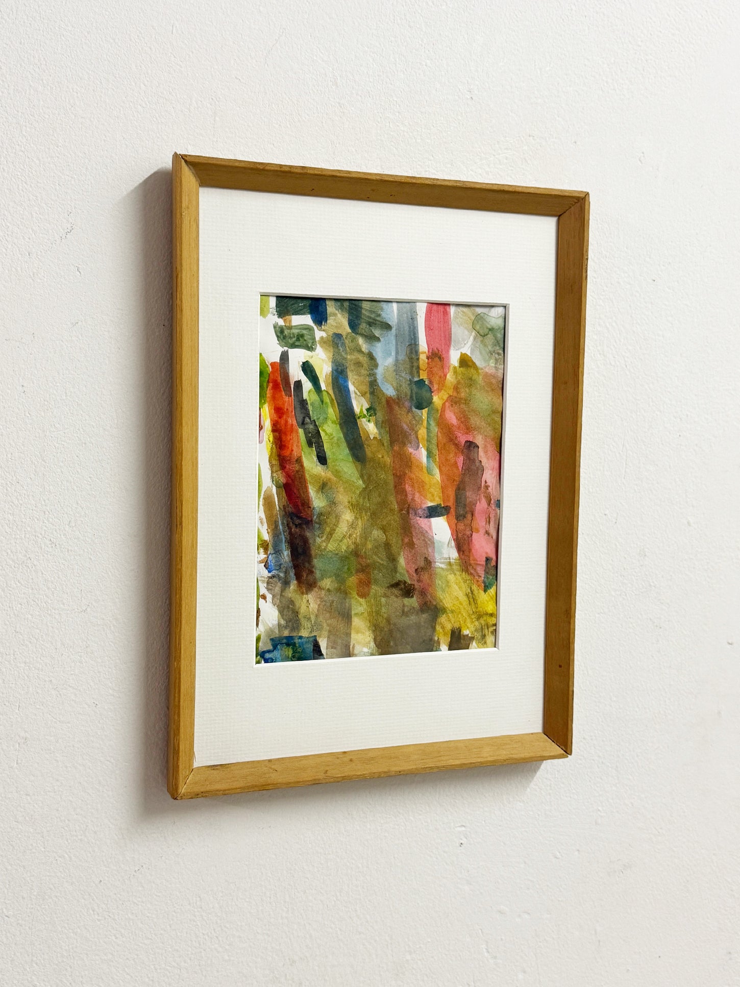 Mid-Century Abstract Watercolour Painting