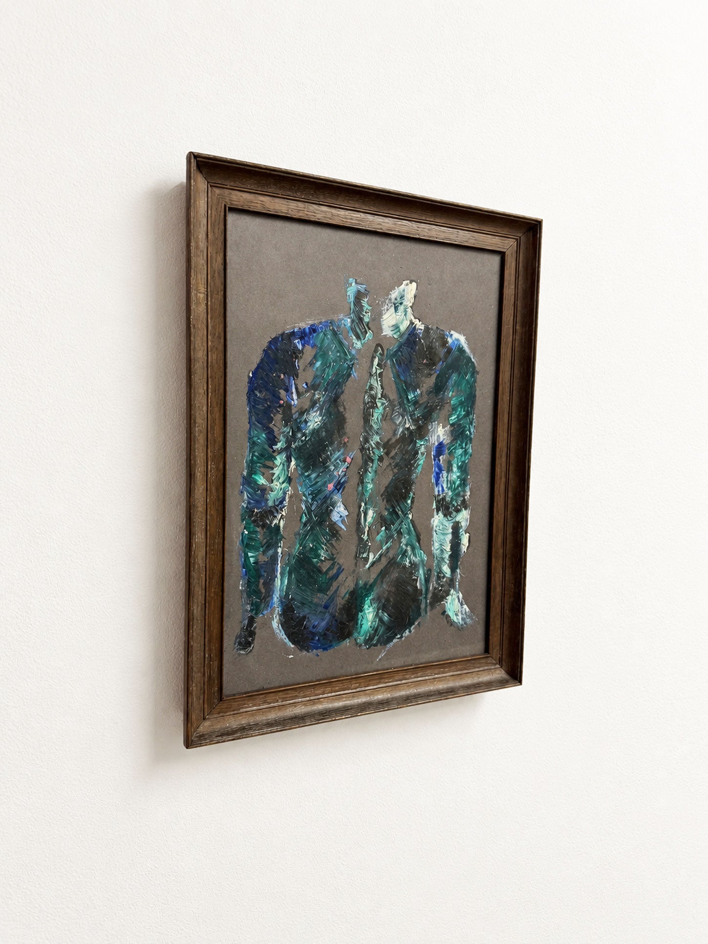 Mid-Century Abstract Nude Figurative Painting