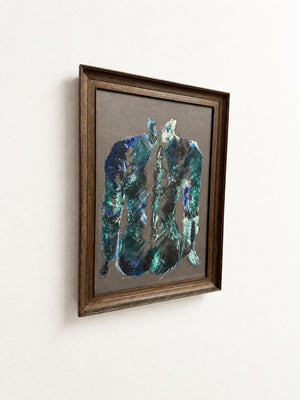 Mid-Century Abstract Nude Figurative Painting