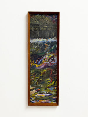 Mid Century Signed Swedish Oil Painting