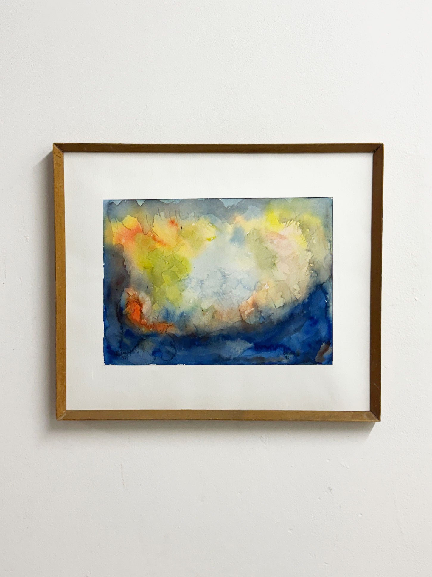 Abstract Watercolour Painting by Kenneth Binnie